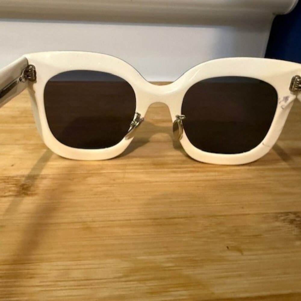 Isabel Marant 52mm Gradient Cat Eye Sunglasses -  IVORY PATTERN/ GREY - NWOT - Picture 14 of 16